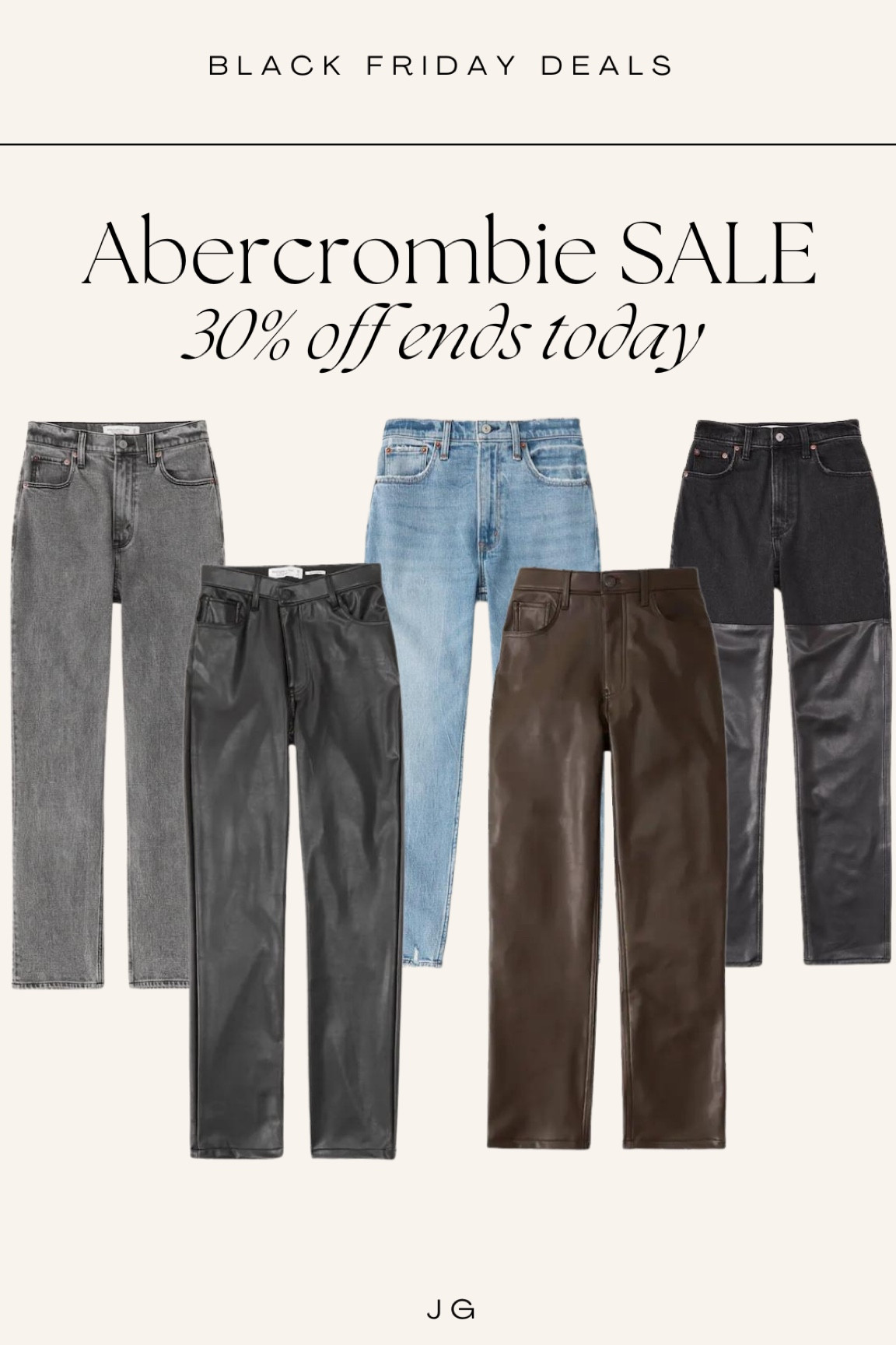 Abercrombie sale, pants, jeans, bottoms, leather pants, mixed fabric pants, 30% off, holiday sale, #ltkcyberweek

#LTKsalealert #LTKHoliday #LTKCyberweek