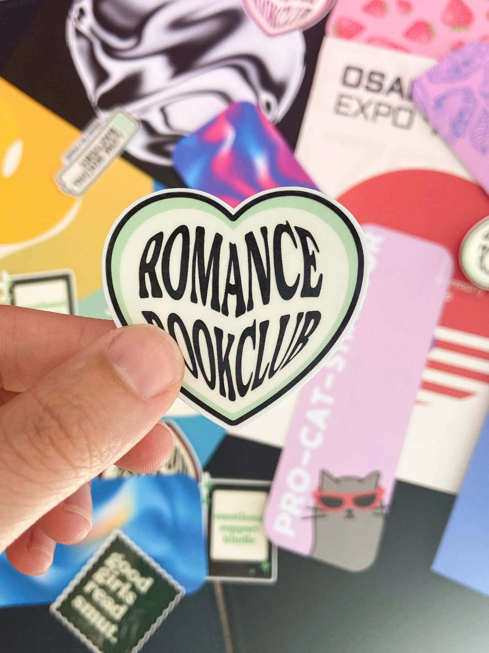 Pack Kindle Stickers Green Bookish Sticker Pack Kindle Kobo Decor Reader Themed Waterproof Hologr... | Etsy (US)