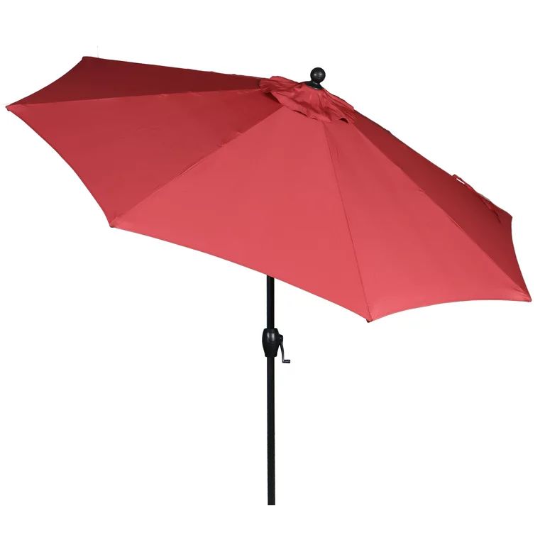 Better Homes & Gardens 9' Premium Patio Umbrella, Red | Walmart (US)