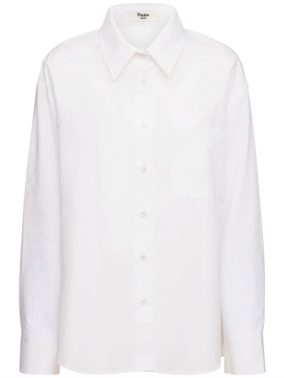 The Frankie Shop - Chemise en popeline de coton biologique lui - Blanc | Luisaviaroma | Luisaviaroma