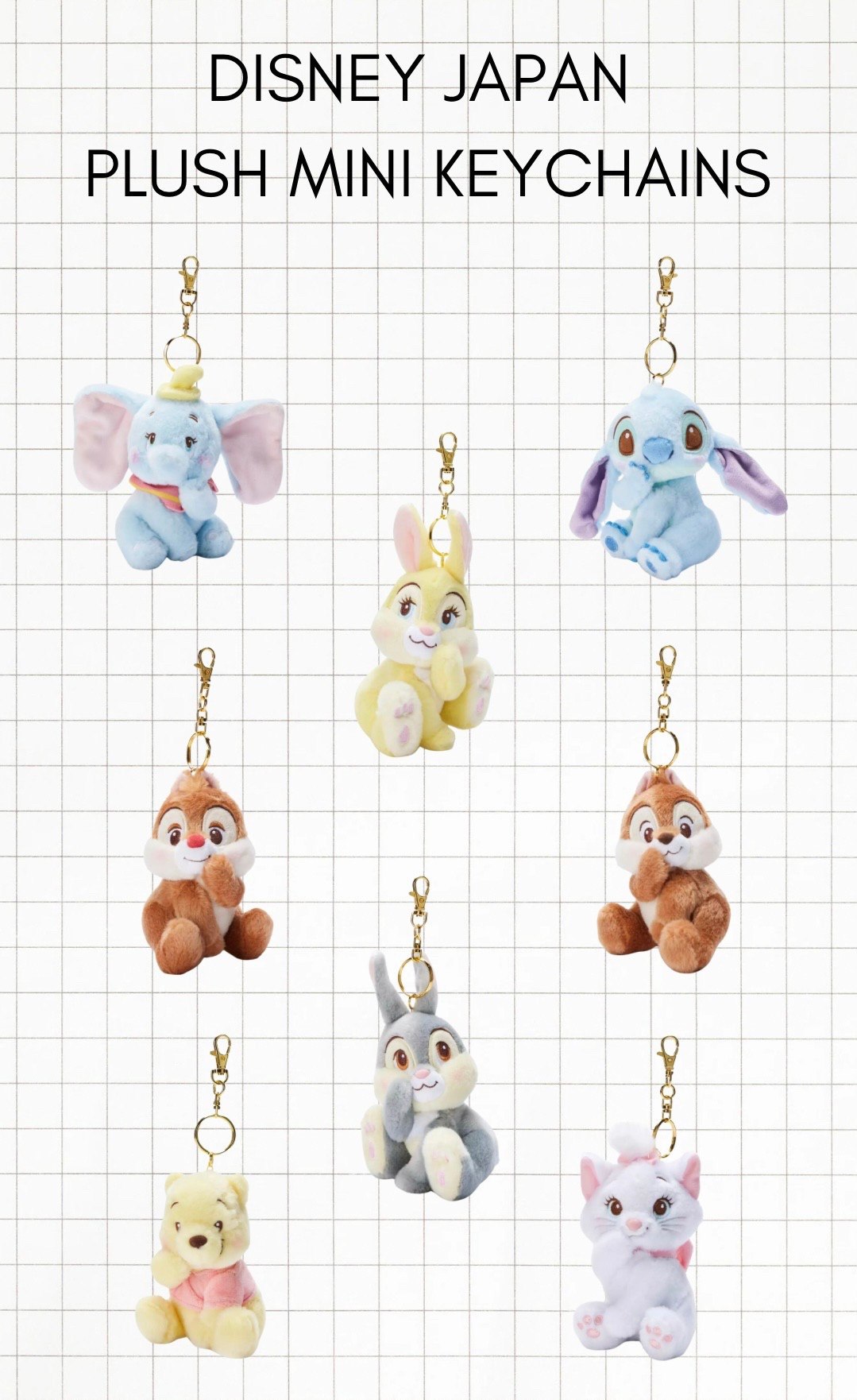 NEW plush mini keychains from Japan are on the US Disney Store online!! 🧸🤩 #disneyfinds #disneystore #bagcharm #plushkeychain

#LTKWatchNow #LTKFindsUnder50