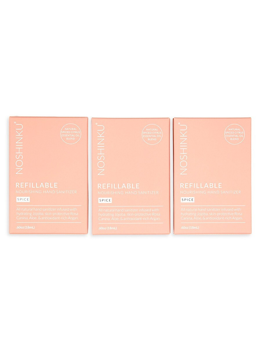 Noshinku Women's 3-Pack Spice Rejuvenating Refillable Pocket Sanitizer Set | Saks Fifth Avenue OFF 5TH