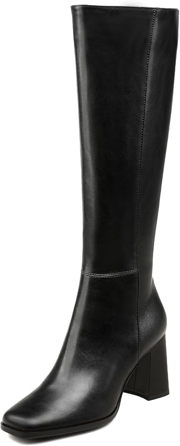 MESSPCK Women's Knee High Boot Tall Boots | Amazon (US)