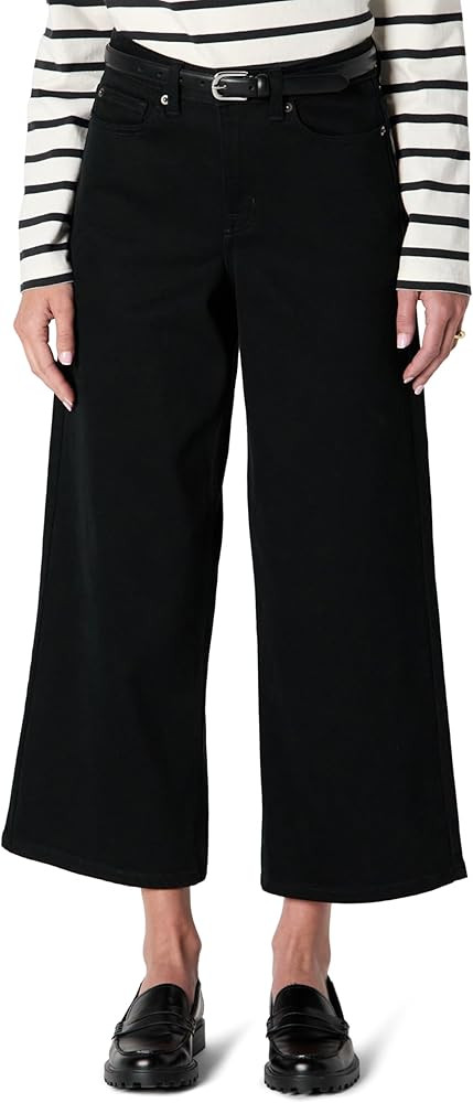 Amazon Essentials Women's Low Stretch High-Rise Wide Leg Jean | Amazon (US)