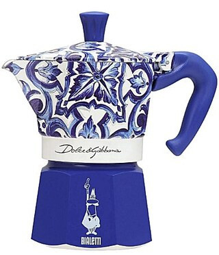 Bialetti x Dolce  Gabbana Blu Mediterraneo Moka Express Coffee Maker 3 Cup | Dillard's