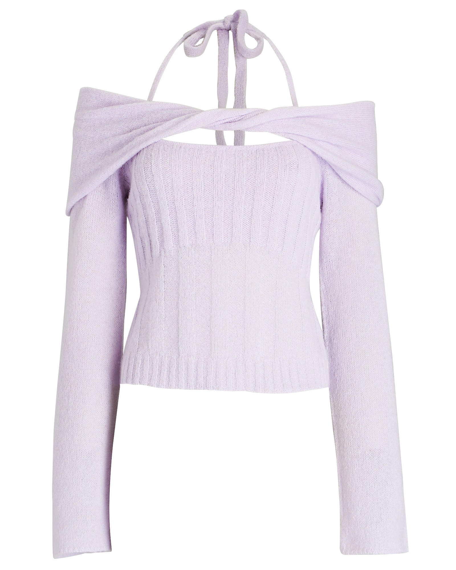 Cambria Off-The-Shoulder Alpaca-Blend Top | INTERMIX