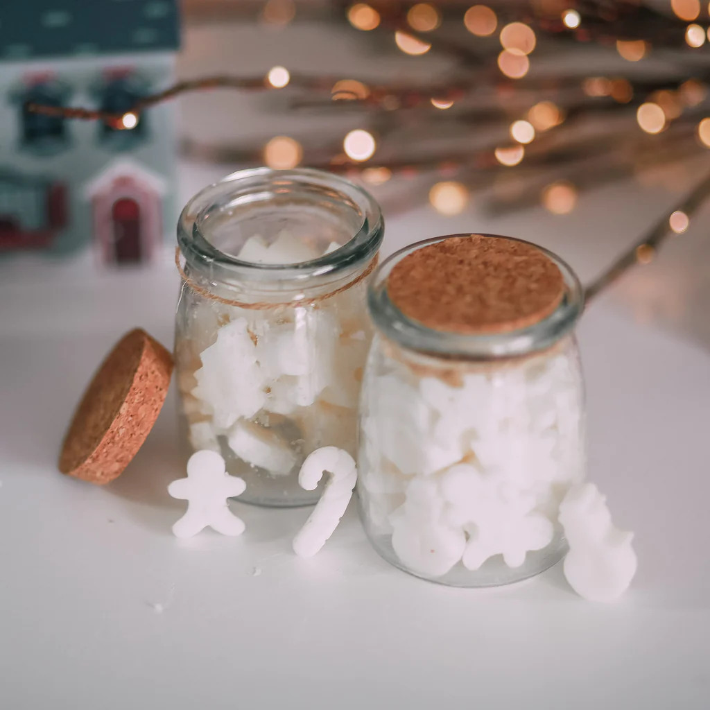 Christmas Mini Wax Melts Jars | Abandoned Cakes