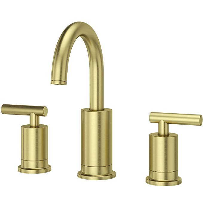 Pfister LG49NC1BG Contempra Widespread Bathroom Faucet 8", Brushed Gold | Amazon (US)