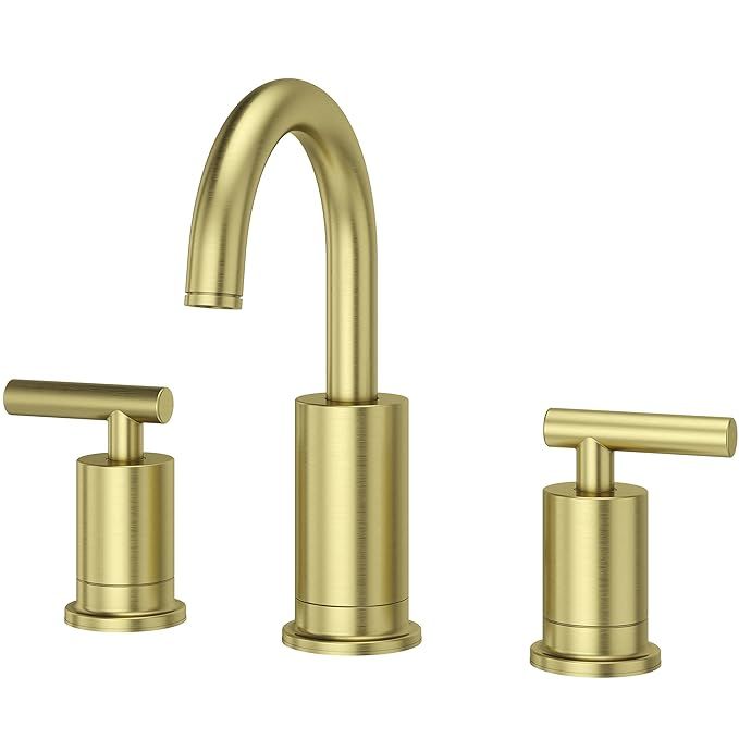 Pfister LG49NC1BG Contempra Widespread Bathroom Faucet 8", Brushed Gold | Amazon (US)