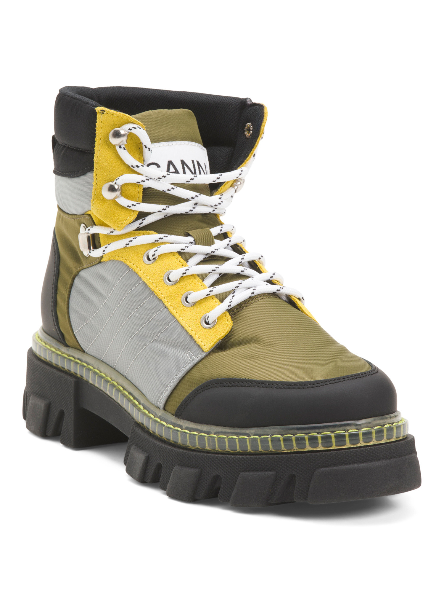 Made In Portugal Cleated Lace Up Hiking Boots | TJ Maxx
