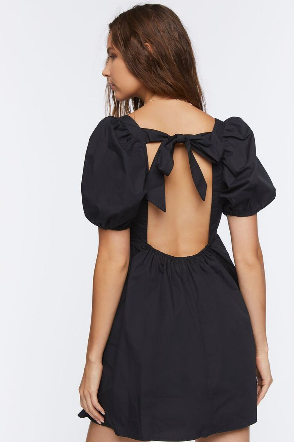 Puff-Sleeve Mini Dress | Forever 21 | Forever 21 (US)