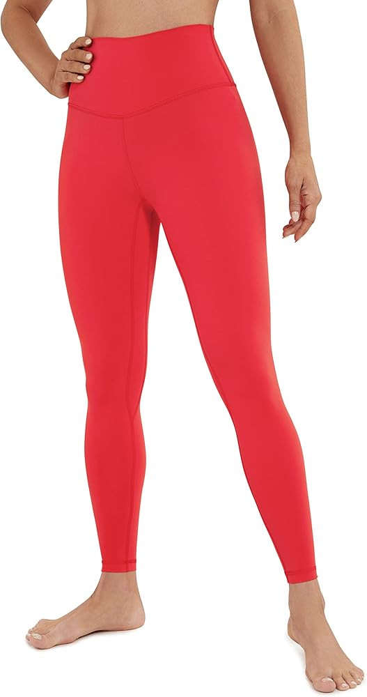 CRZ YOGA Womens Brushed Naked Feeling Workout Leggings 25" / 28"- High Waisted Gym Compression Tu... | Amazon (US)