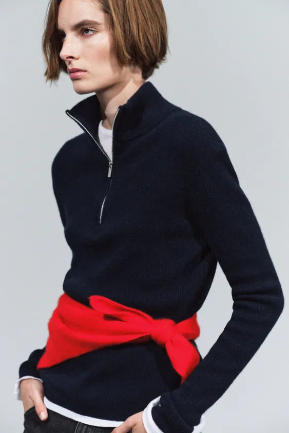SOLID-COLOR 100% CASHMERE BANDANA | Zara US
