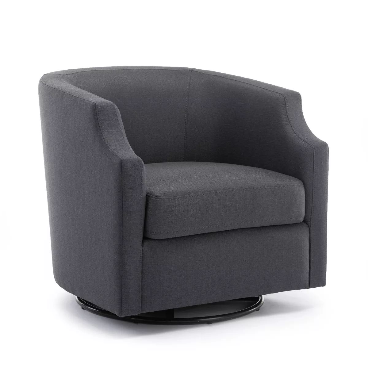 Comfort Pointe Infinity Swivel Glider Barrel Accent Chair | Target