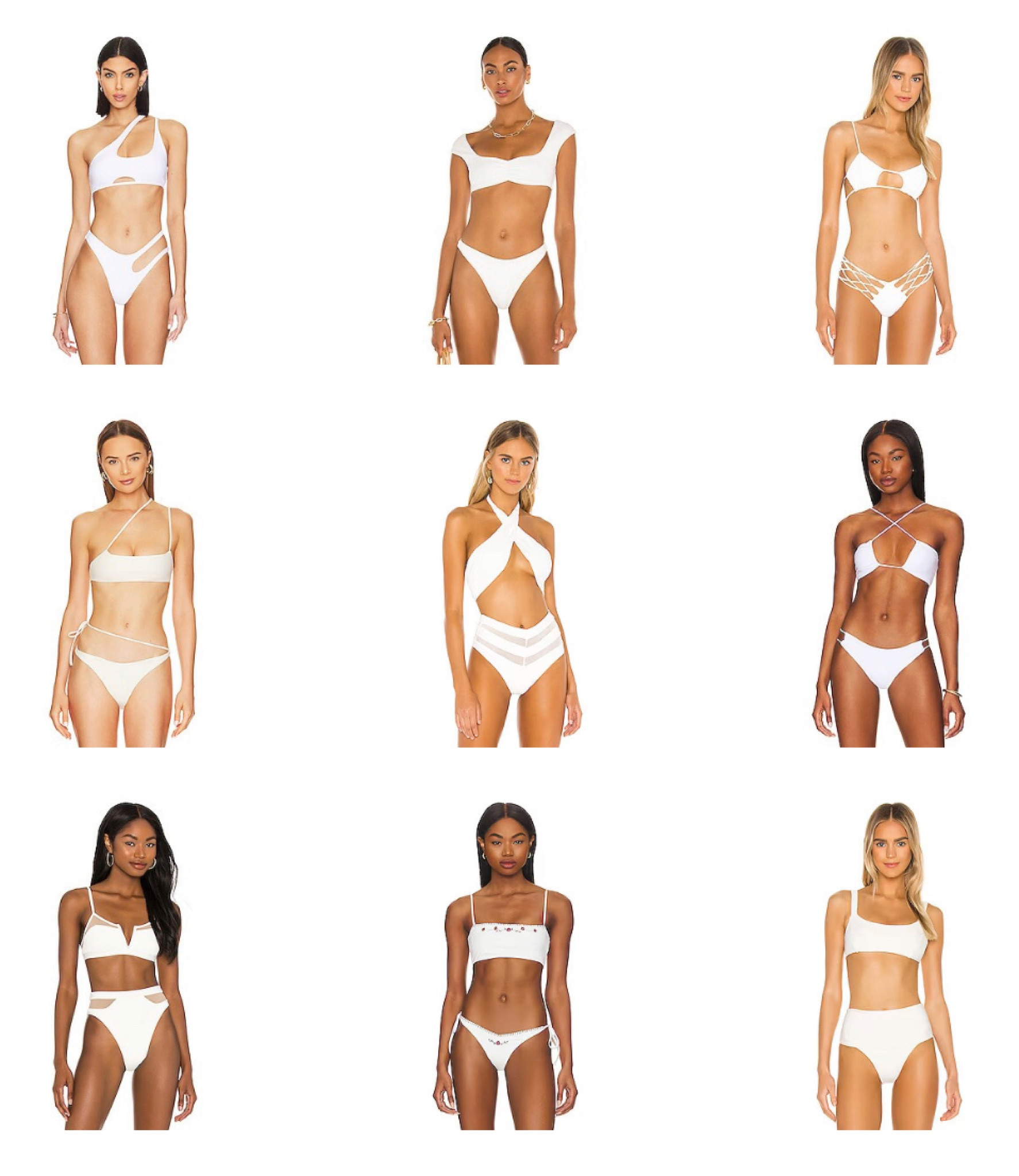 Love non-halter bikini tops so put together a few beautiful white ones perfect for the summer! 

.
.

.
.
Bikinis bikini top white swimsuit swimwear vacation outfit bridal bachelorette revolve H&M free people ark 

#LTKwedding #LTKSeasonal #LTKtravel