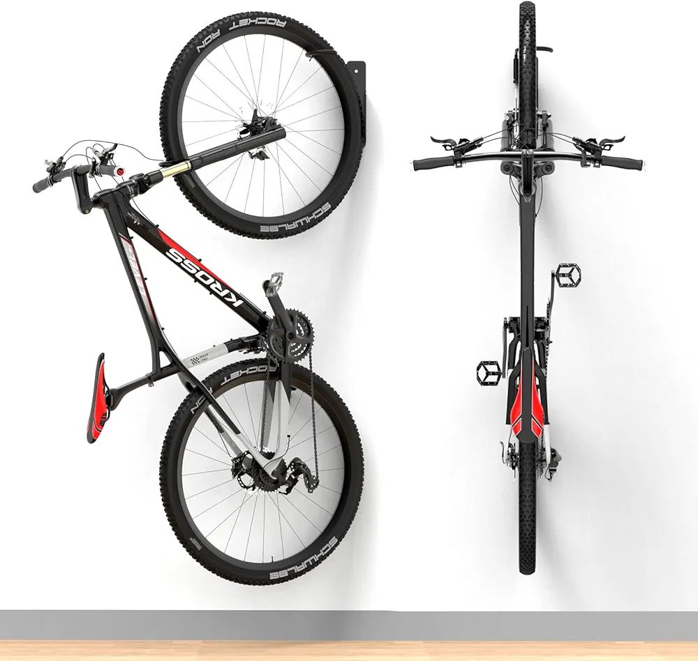 HAVEDAWN 2 Pack Bike Rack Garage Wall Mount, Swivel Bike Wall Rack, Swing 90 Degrees, Vertical Bi... | Amazon (US)