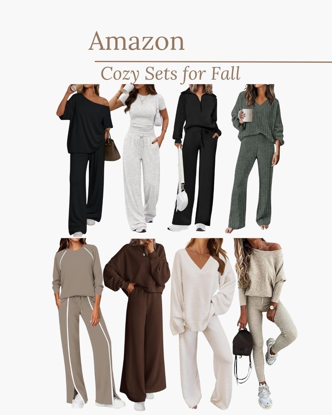 Amazon cozy sets for Fall!

#LTKgrwm #LTKootd #LTKmorningroutine