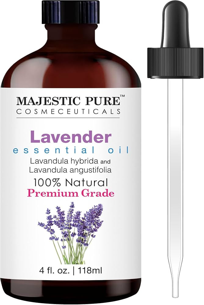 MAJESTIC PURE Lavender Essential Oil | 100% Pure and Natural Lavender Oil | Premium Grade Essenti... | Amazon (US)