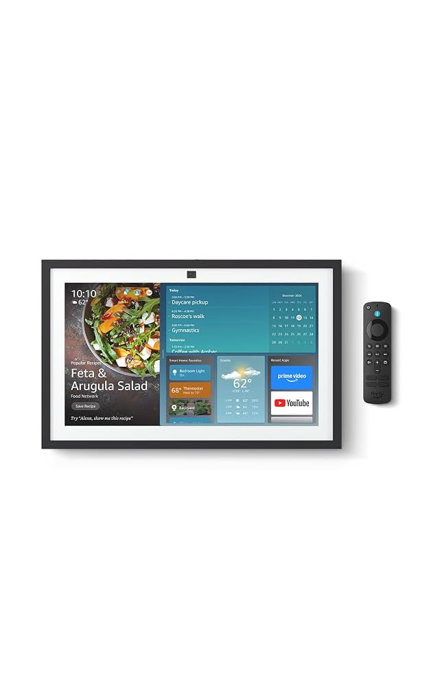 Amazon Echo Show 15 (newest model), Full HD 15.6" kitchen hub for home organization, with built-i... | Amazon (US)