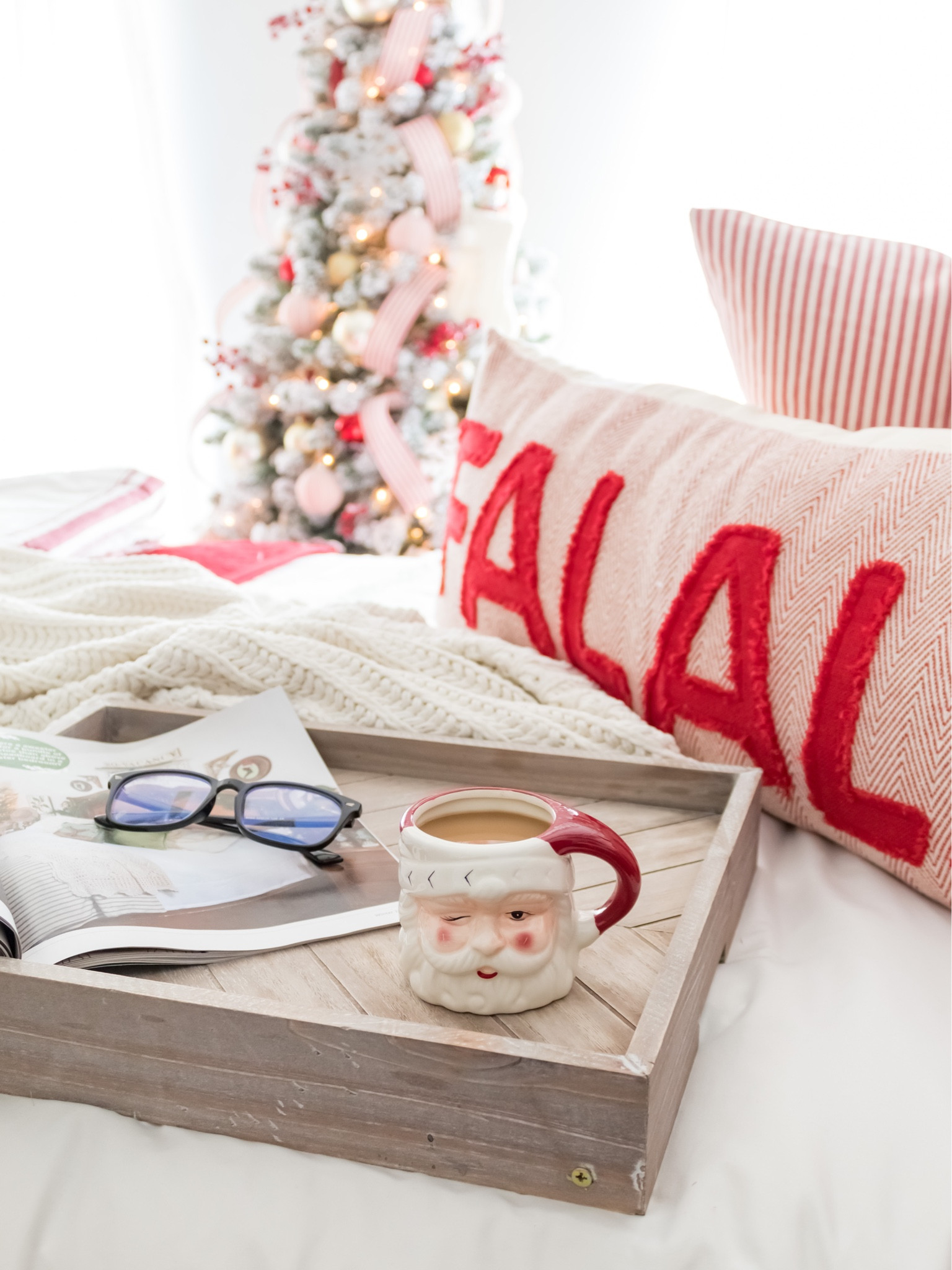 Traditional Red and White Christmas Bedroom

#LTKSeasonal #LTKhome #LTKHoliday