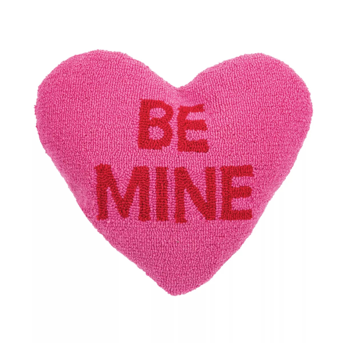 Be Mine Shaped Hooked Pillow 15" x 17" | Belk