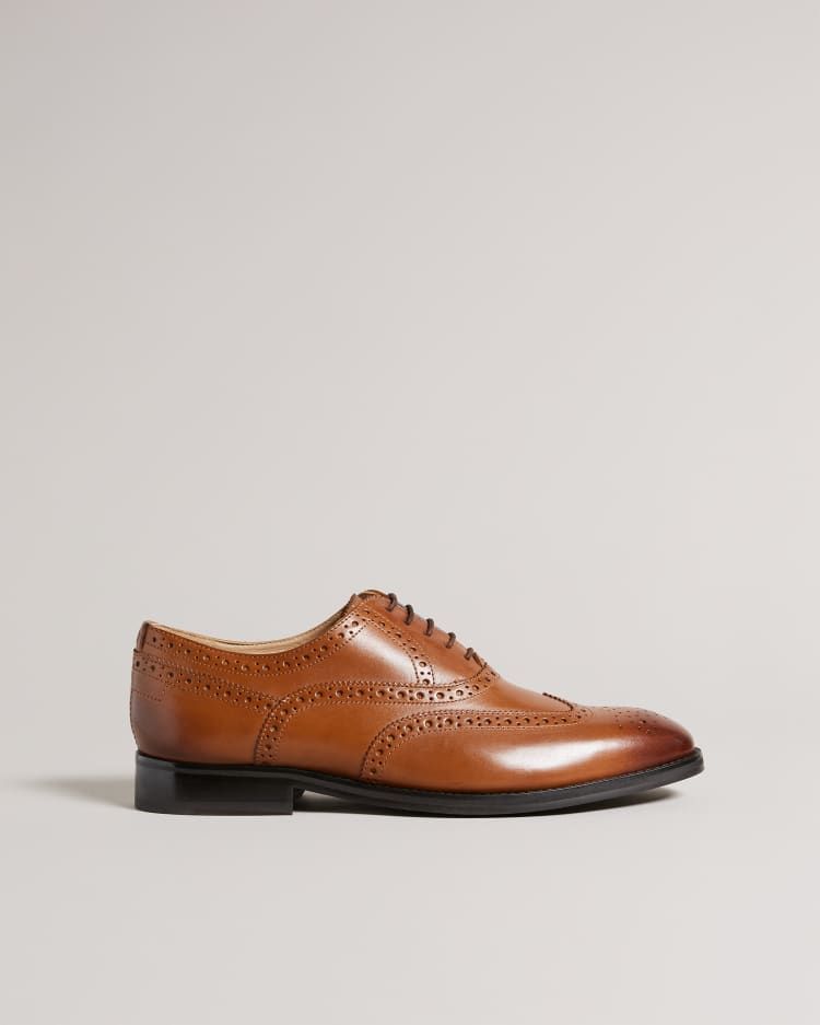 Formal Leather Brogue Shoes | Ted Baker (UK)