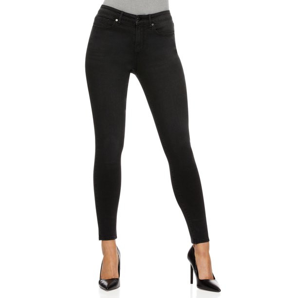 Sofia Jeans by Sofia Vergara Women's Rosa Curvy Ripped High-Rise Ankle Jeans | Walmart (US)