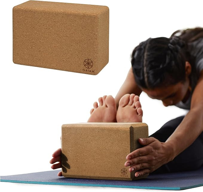 Gaiam Yoga Block - Supportive Latex-Free Eva Foam - Soft Non-Slip Surface with Beveled Edges for ... | Amazon (US)