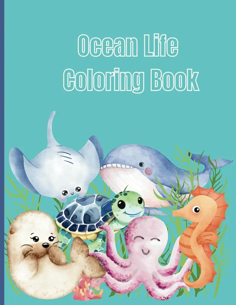 Ocean Life Coloring Book | Amazon (US)