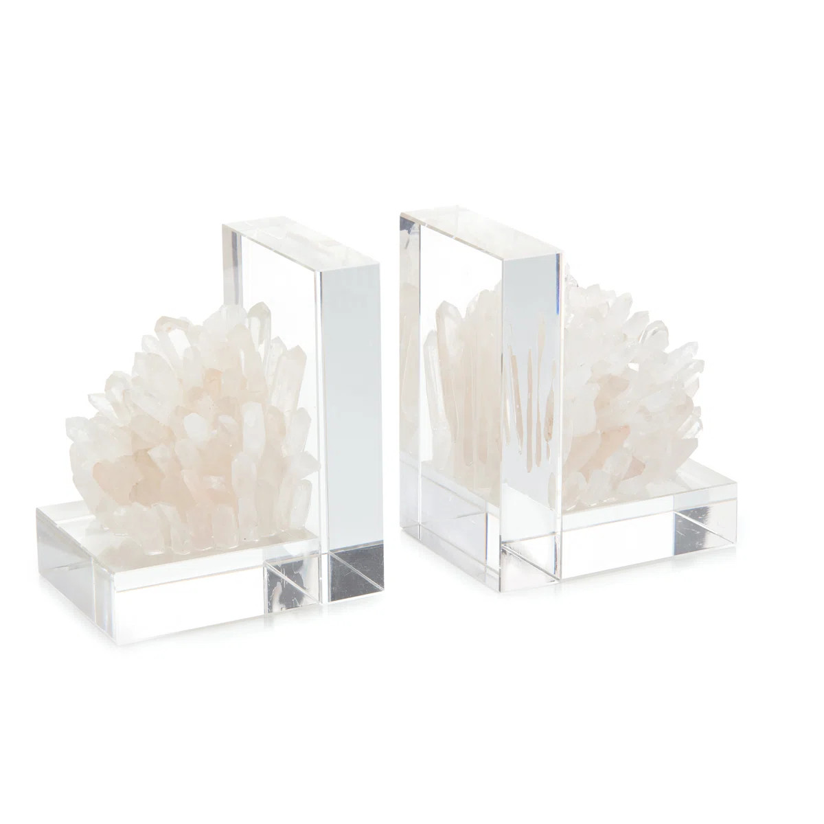 Quartz Crystal Bookends (Set of 2) | Perigold