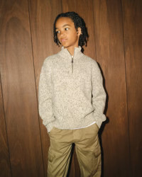 half-zip mockneck sweater | Abercrombie & Fitch (US)