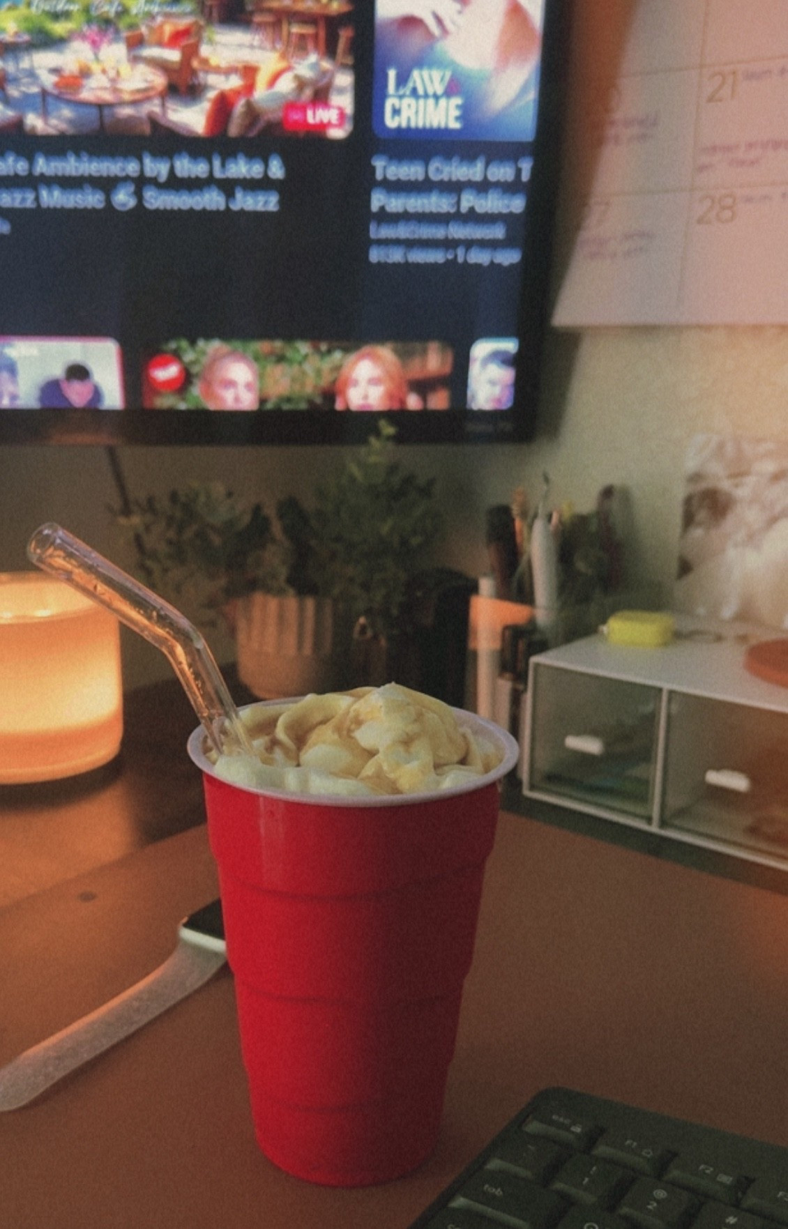 FAV coffee at home 💕
SALTED OATMEAL COOKIE ICED COFFEE
adjust your coffee to creamer ratio the way you like, and then top with whipped cream, a drizzle of caramel and a dash of salt. Enjoy! 
