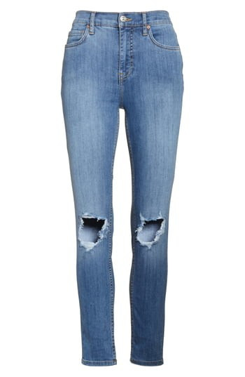 Women's Free People High Rise Busted Knee Skinny Jeans | Nordstrom
