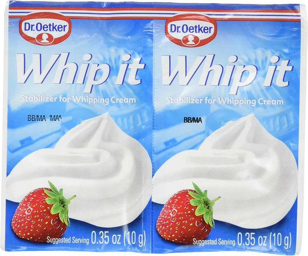 Dr. Oetker Whipped Cream Stabilizer - 2 × 10 g | Amazon (CA)