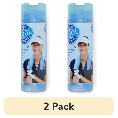 (2 pack) Frogg Toggs iCOOL PVA Cooling Towel, Reusable and Washable Towel, 26” x 17”, Sky Blue | Walmart (US)