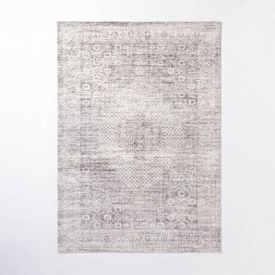 Millcreek Distressed Vintage Persian Rug Charcoal - Threshold™ designed with Studio Mcgee | Target