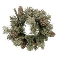 12" Flocked Pine & Pinecone Wreath by Ashland® Christmas | Michaels Stores