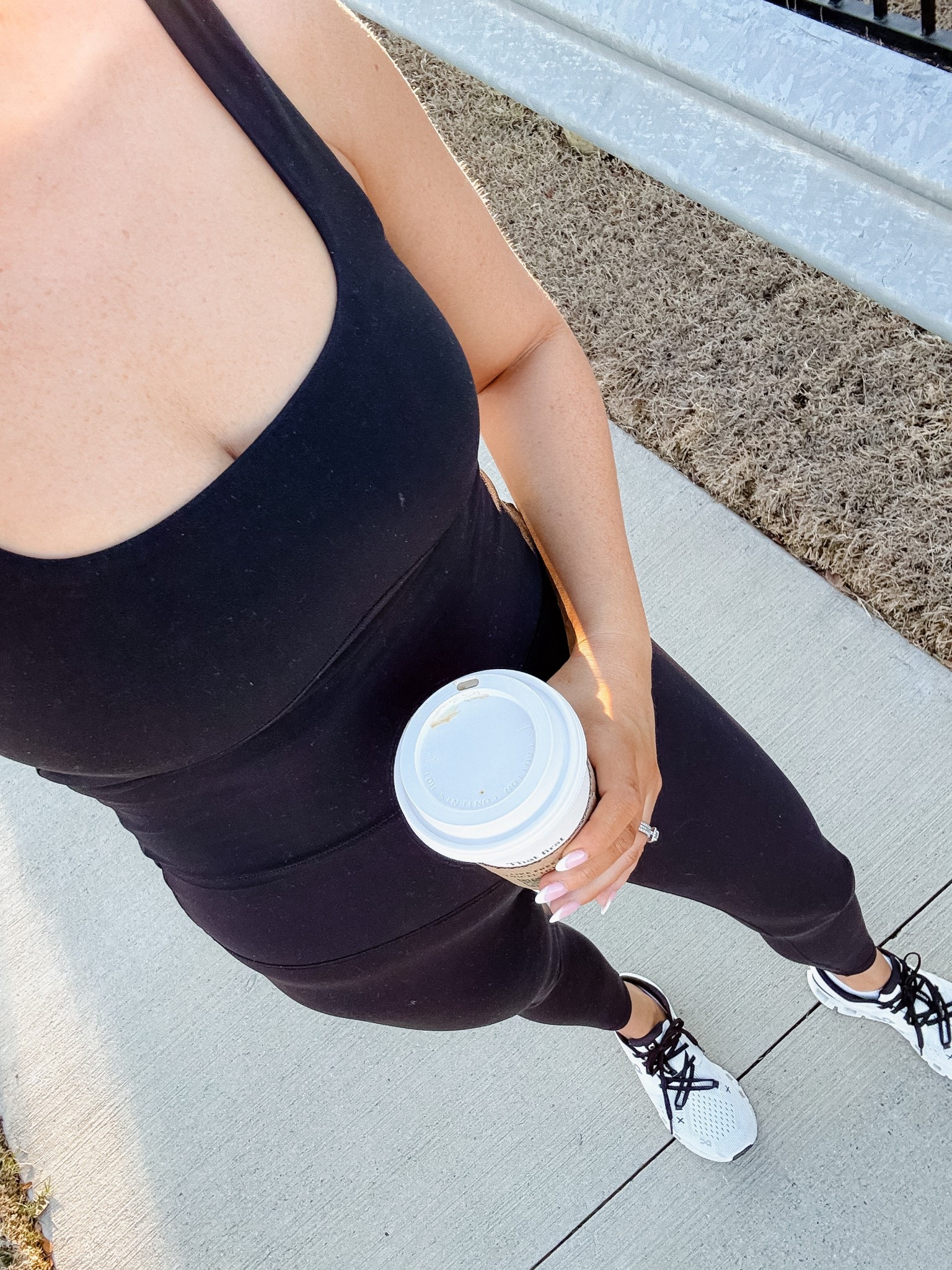 New workout set from @Vuori US 🖤 wearing a size M in both! 

#LTKfitness #LTKActive