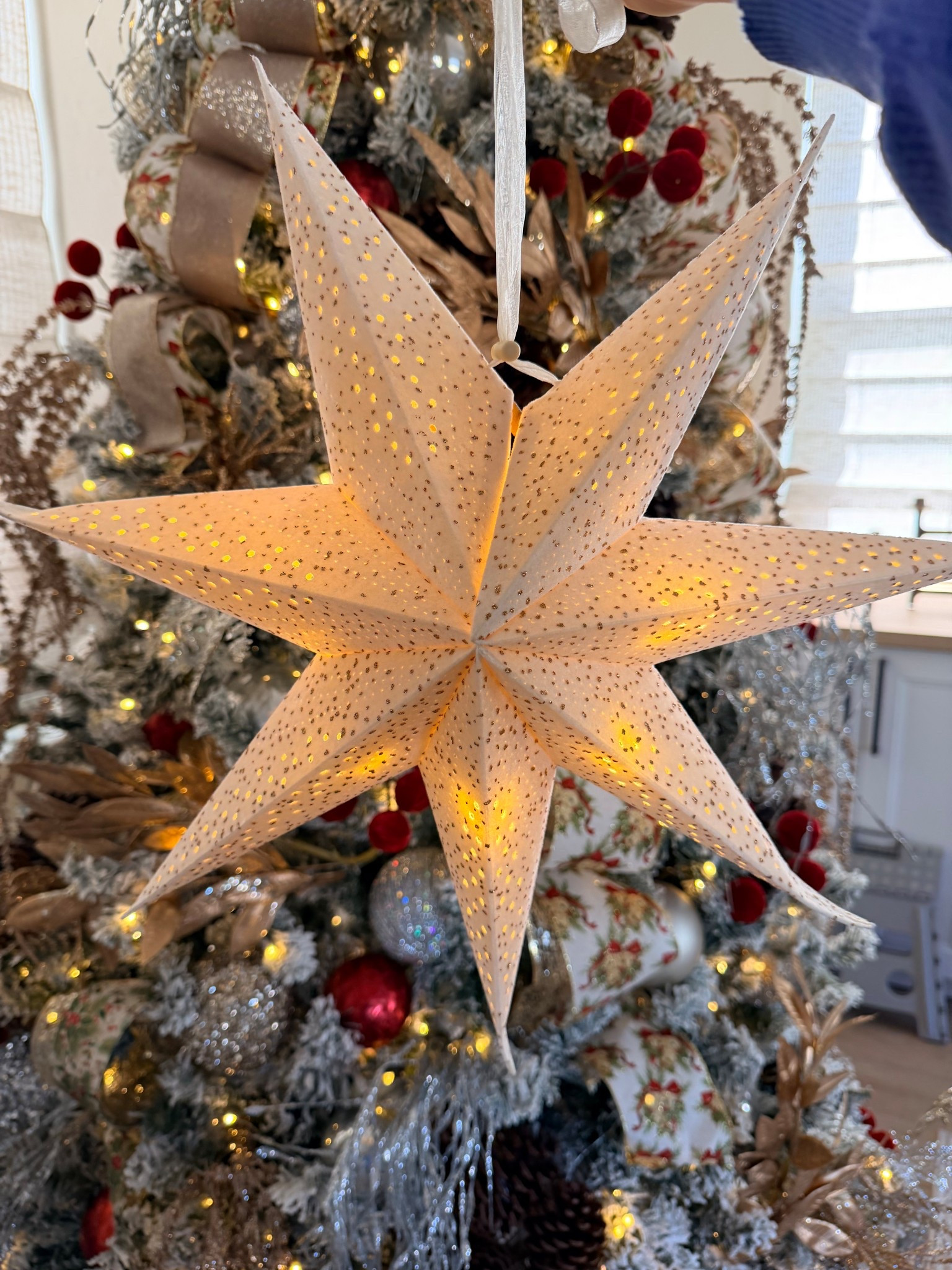 This is the smaller version of the two and a great size!


Paper stars
Traditional Christmas decor
Whimsical Christmas decor 
Neutral Christmas decor 




#LTKHome #LTKHoliday #LTKSeasonal