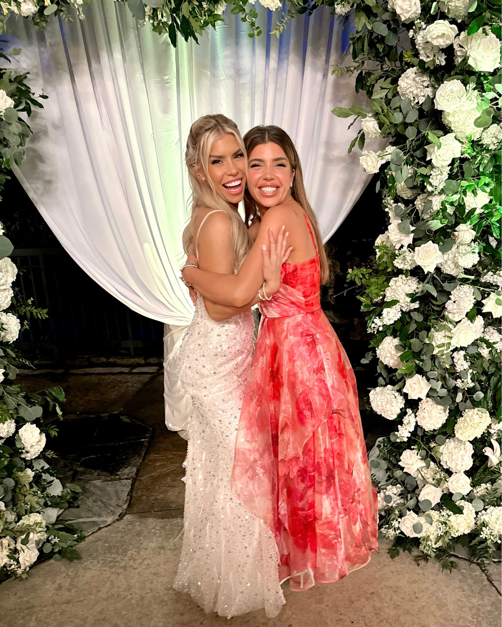 WEDDING GUEST DRESS 👰🏼‍♀️ I had an amazing time at Sara Jane’s *ChicOnTheCheap* wedding 💒 wearing a size 4 in the floral halter dress and a size 9 in the pearl embellished heels. I completed the look with my new Ferragamo handbag 👜 

Wedding Guest Dress, Wedding Guest Dresses, Wedding Guest, White Handbag, ChicOnTheCheap, Madison Payne

#LTKStyleTip #LTKWedding #LTKSeasonal