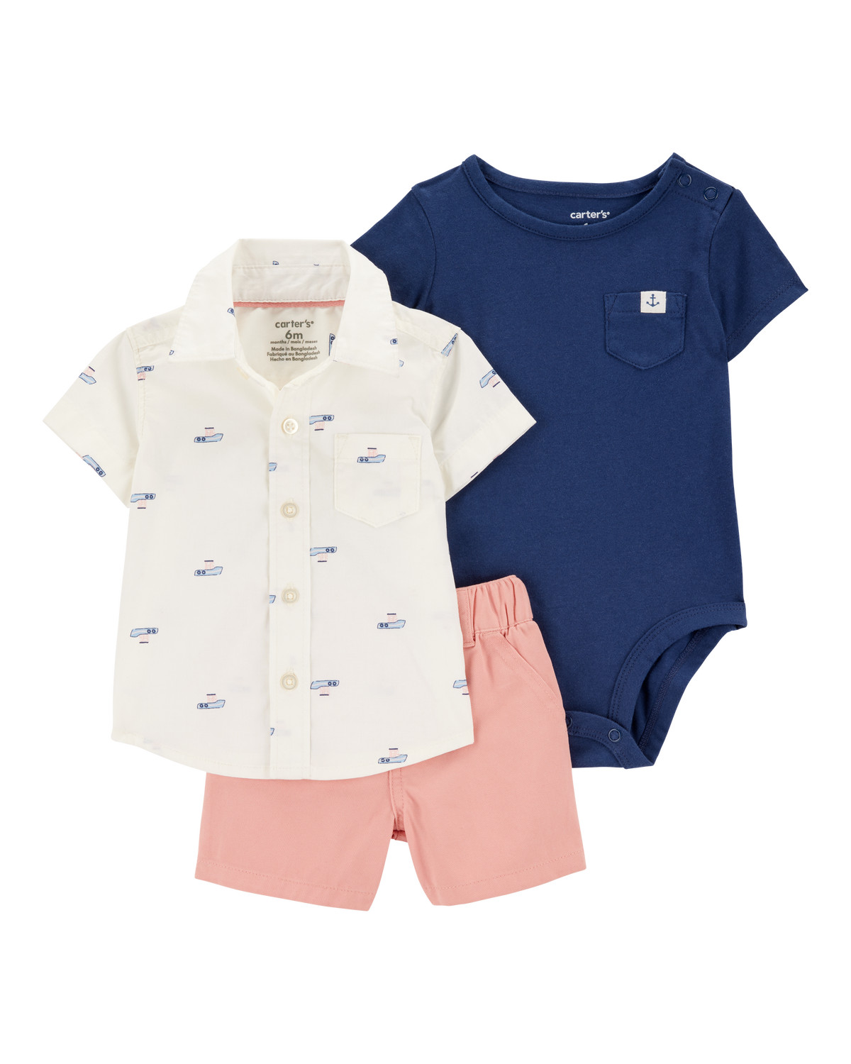 Baby 3-Piece Boat Outfit Set | Carter's Inc