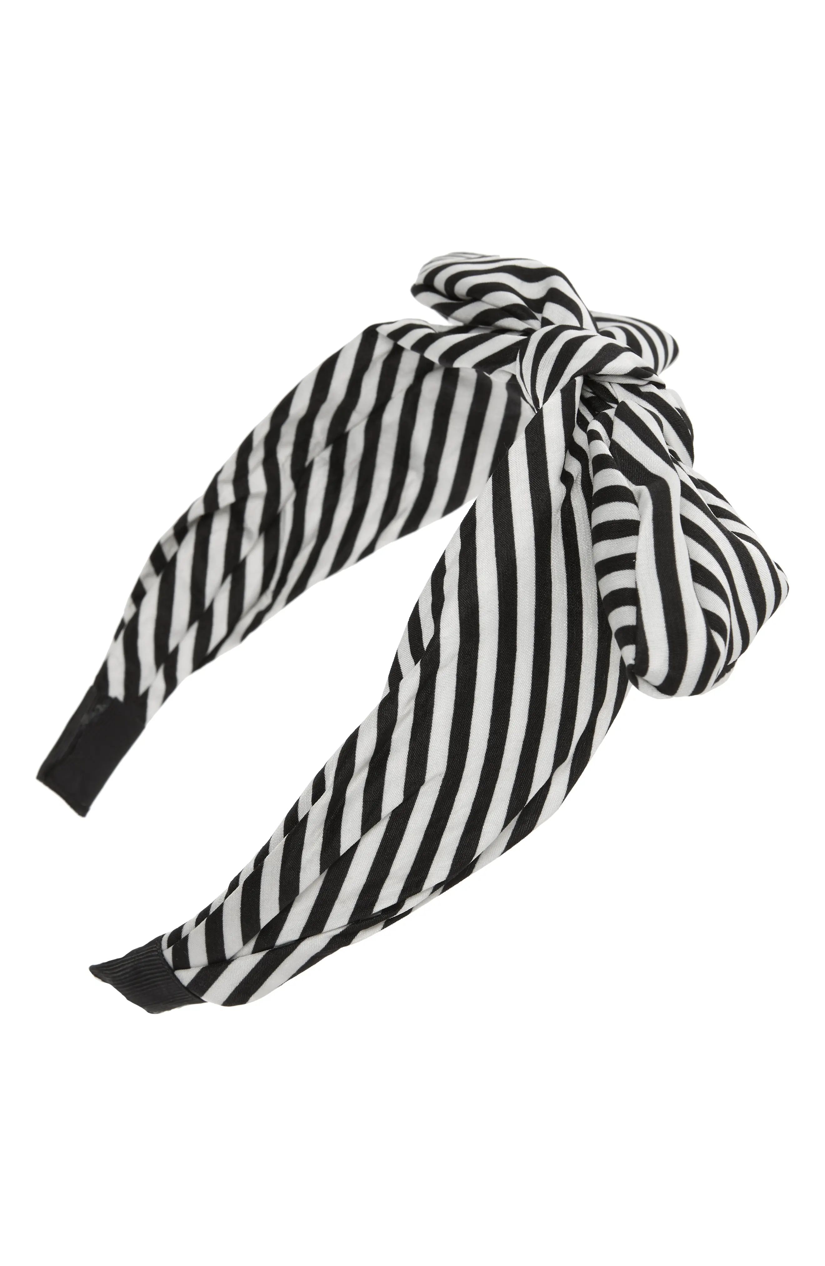 Knotted Stripe Bow Headband | Nordstrom