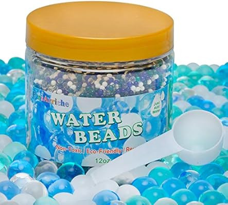 FansArriche Ocean Water Beads for Kids Tactile Sensory Experience, 12 Oz Blue Sensory Beads with ... | Amazon (US)