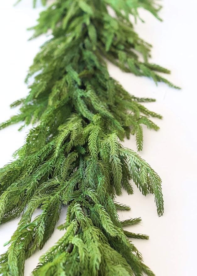 Afloral Real Touch Norfolk Pine Garland - 60" | Amazon (US)