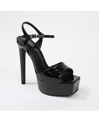 Genevieve II Ankle Strap Stiletto Platform Heels - Macy's | Macy's