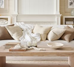 Colossal Ribbed Handknit Throw | Pottery Barn (US)