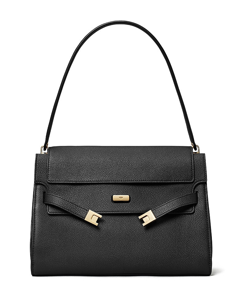 Tory Burch Lee Radziwill Pebble Leather Large Shoulder Bag | Bloomingdale's (US)