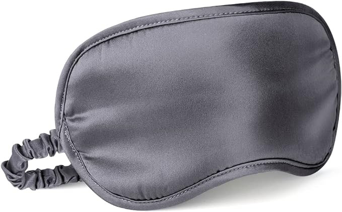 LULUSILK Mulberry Silk Sleep Eye Mask Blindfold with Elastic Strap Headband, Soft Eye Cover Eyesh... | Amazon (US)