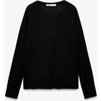 Zara - Fine Knit Sweater - Black - S - Woman | Zara US