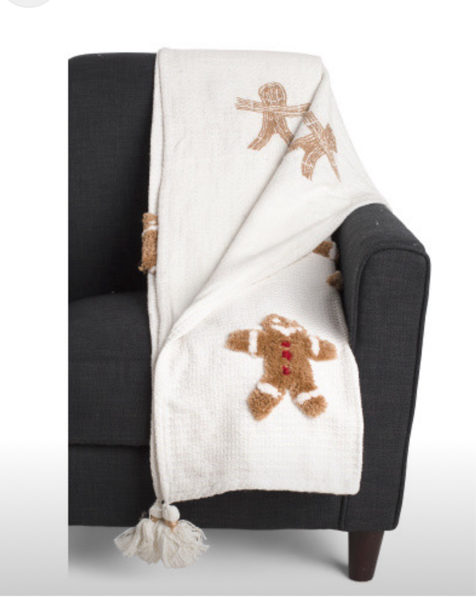 The cutest gingerbread blanket - this will sell out! 🏃🏻‍♀️ 

#LTKFindsUnder50 #LTKHome #LTKSeasonal